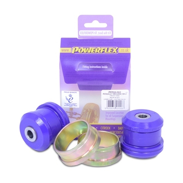 Powerflex Buchsen Querlenker vorne, hintere Buchse für Renault Megane 2 RS R26